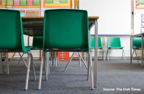 chairs, classroom, school
